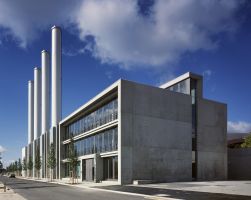 Photo Luxembourg – Blockheizkraftwerk und Bürogebäude